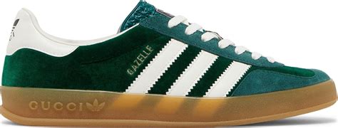 adidas x gucci gazelle 'green suede'|adidas x gucci sandals.